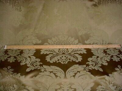 14-1/8Y Kravet Lee Jofa Sage Olive Floral Damask Upholstery Fabric