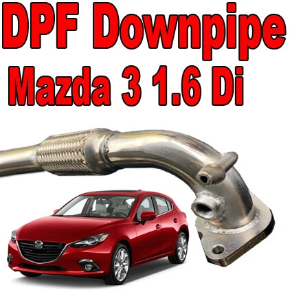 TUBO DOWNPIPE FAP DPF Mazda 3 (BL) 1.6 Di Turbo 115CV 84kW T17 EUR 199