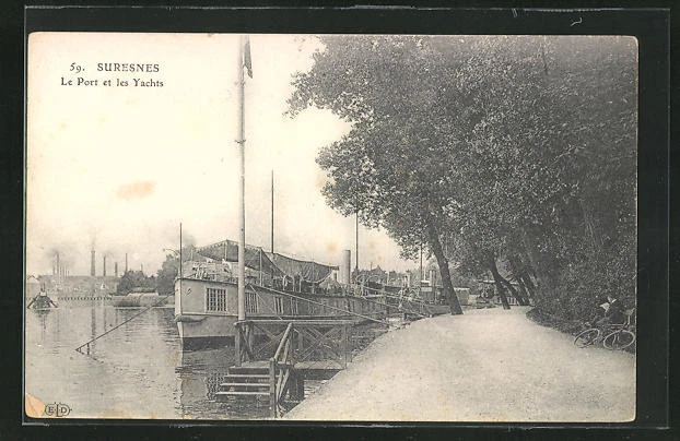 CPA Suresnes, Le Port et les Yachts