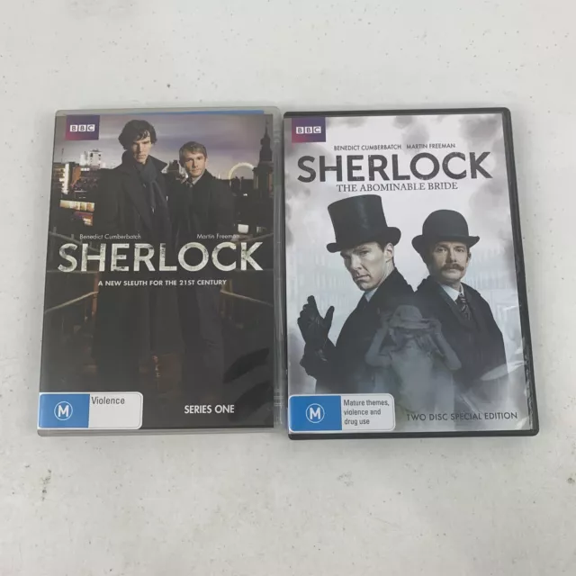Sherlock Season 1 & The Abominable Bride DVD Region 4 Free Tracked Postage