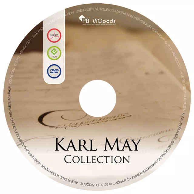 Karl May complete Collection DVDRom eBooks Sammlung •epub pdf mobi•