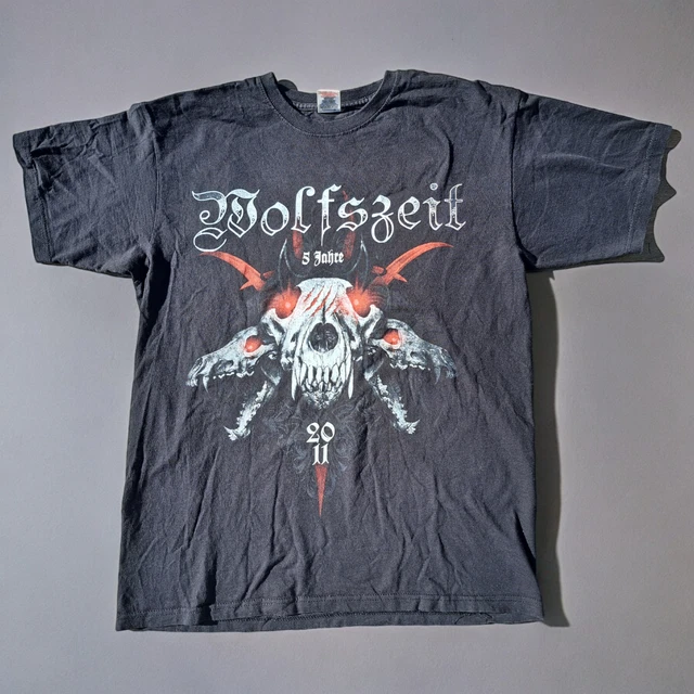 T-shirt Vintage Rammstein Tour 2005 - Marque Fruit Of The Loom - Taille XL Homme - Noir