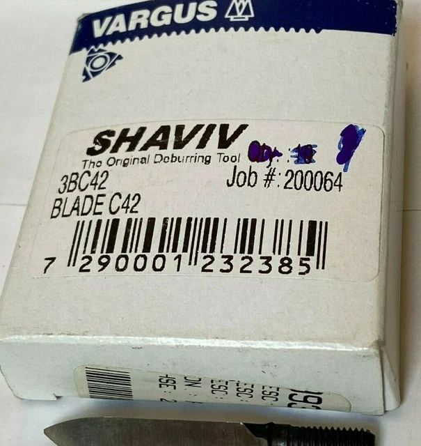 C42 SHAVIV Blade, HSS Triangular 8mm Scraper Blade, NEW, 3 BLADES/LOT