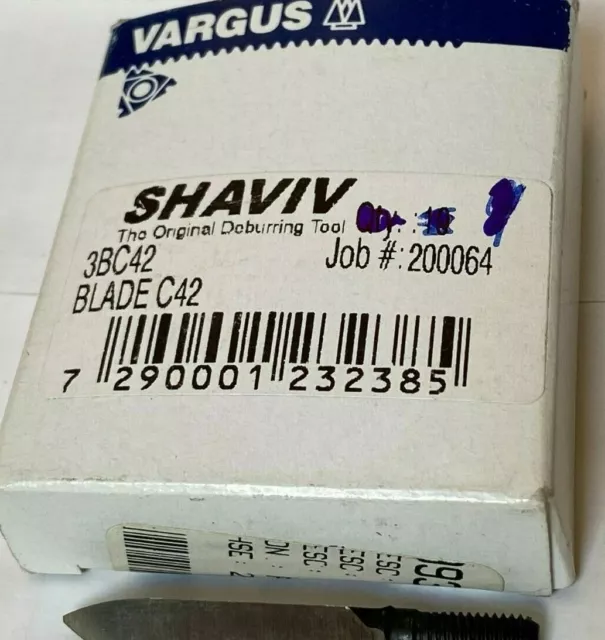 C42 SHAVIV Lame, HSS Triangulaire 8mm Grattoir Lame , Neuf, 3 Lames / Lot