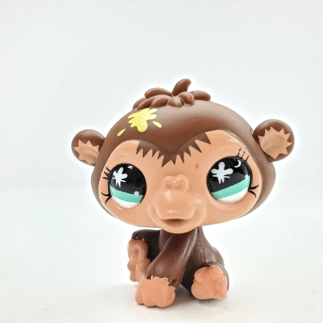 Littlest Pet Shop Jumbo 5 – Singe Monkey Brown – Hasbro LPS #geektradelpssinge