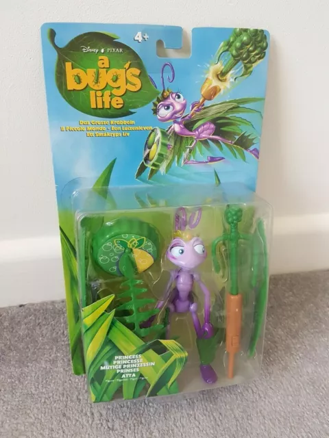 Mattel A Bug's Life Princess Atta 1998 6'' Inch Action Figure Disney Pixar Film
