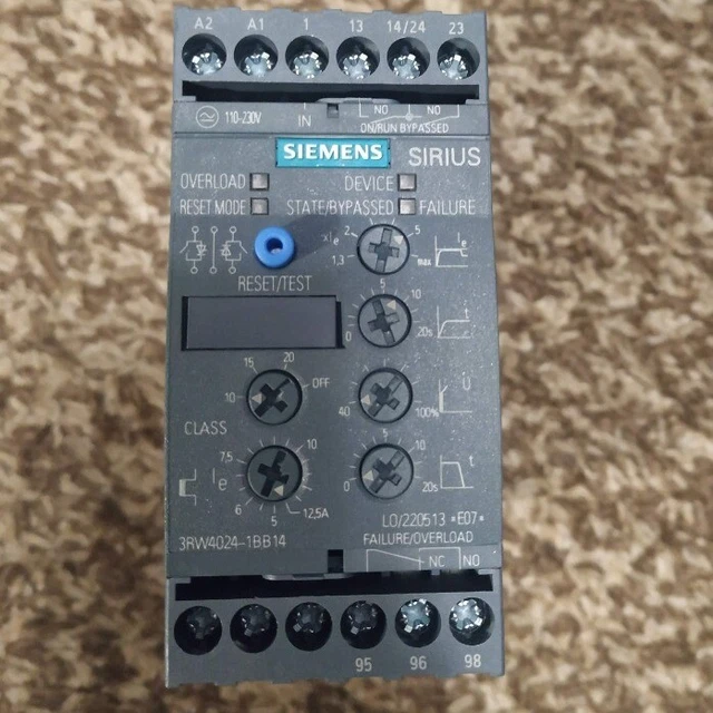 Siemens SIRIUS 3RW4024-1BB14 /#8 R8Y 3841 soft starter
