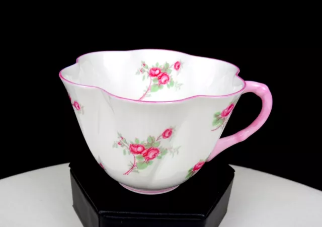 Shelley England Porcelain Dainty Bridal Rose Vintage 2 3/8" Cup 1945-1966