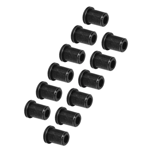 Guitar String Ferrules x12 - Metal Replacement for Through Body - Enhances