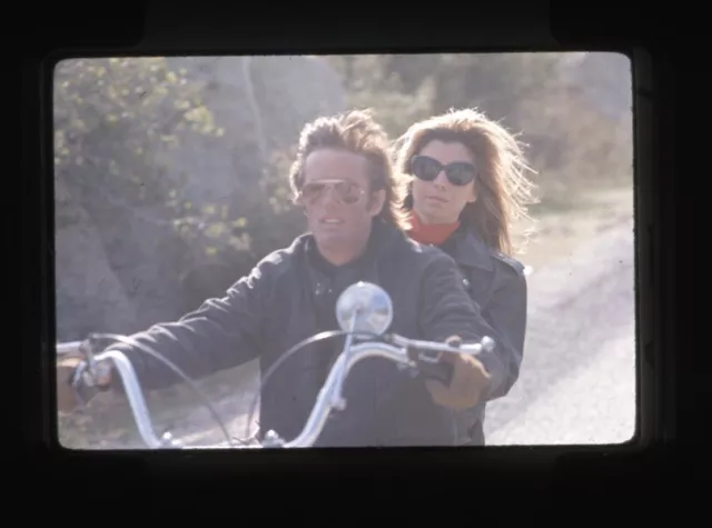 Peter Fonda The Wild Angels Nancy Sinatra Motorcycle Original 35mm Transparency