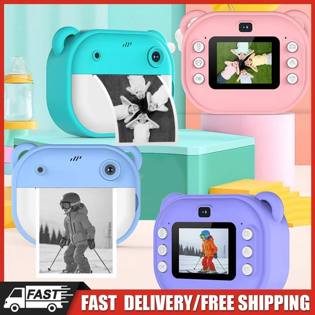 Mini Instant Print Camera KIDS MINI INSTANT Print Camera 24MP HD 1080P Video Photo Printing ...