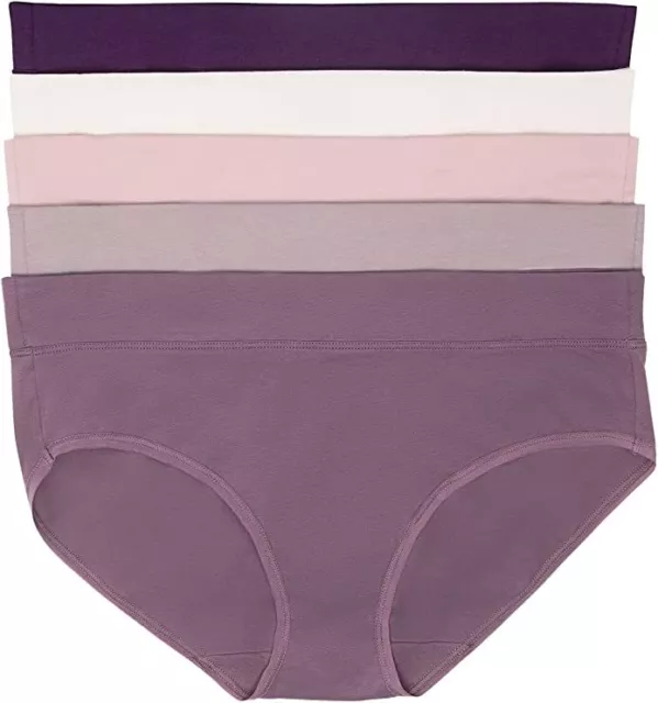 Women's Sz XL Panties Felina Cotton Stretch Brief 8 Pack