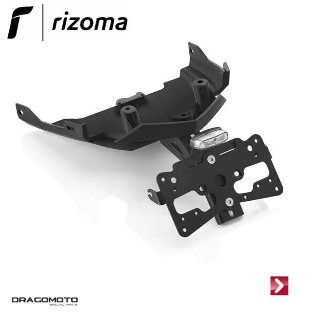 BMW F 900 XR 2020-2022 Kit de plaque d'immatriculation Fox RIZOMA PTS718B Noir