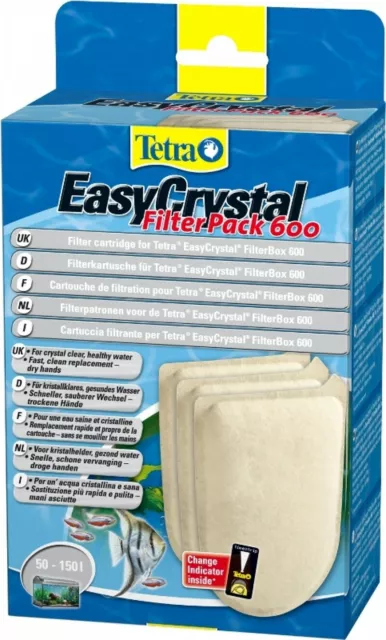 Tetra Easycrystal Filterpack 600 3 Cartouches De Filtration