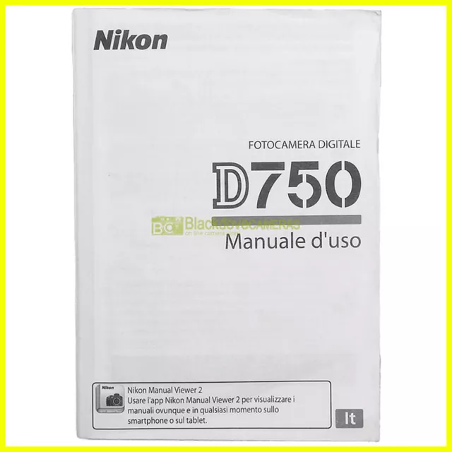 Original Camera Manual Nikon D90 Instruction Booklet in Italian Guide