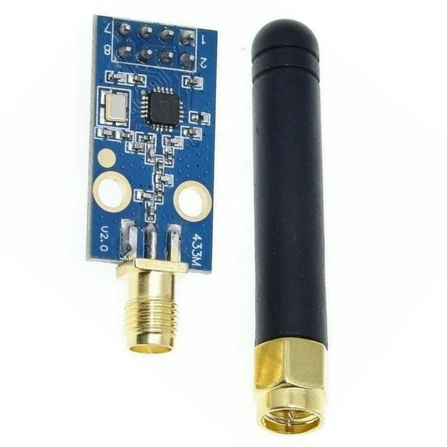 Module RF CC1101 315/433/868/915 MHz - Émetteur-Récepteur Sans Fil Avec Antenne SMA