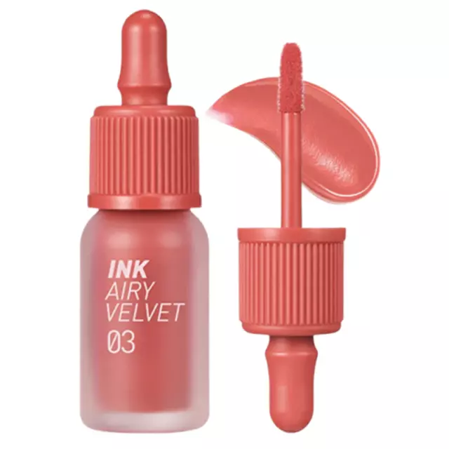 Peripera Ink Airy Velvet Liquid Lipstick 03 Cartoon Coral, 4 g