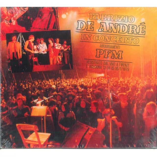 Fabrizio De Andre' CD IN Concerto Arrangements Pfm / sony 88697454832 Sealed