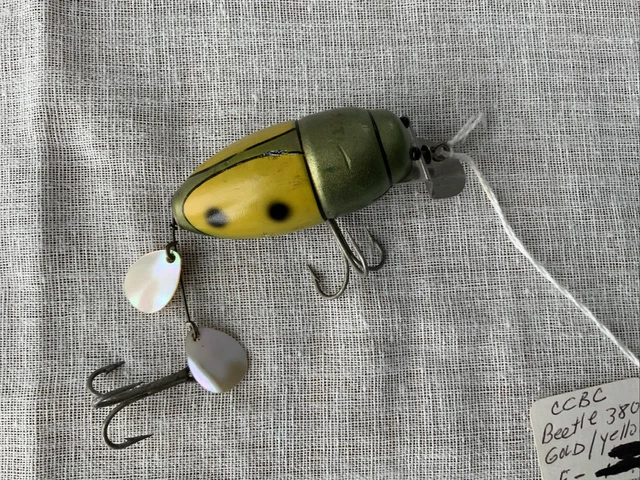 Creek Chub 3852 Beetle ホワイト c 1940 Creek Chub 3852 Beetle ホワイト c 1940 Creek Chub 3852 Beetle