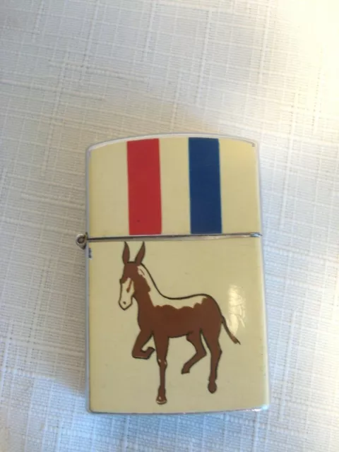 Vintage 1964 Democrat Donkey Cigarette Lighter - Japan