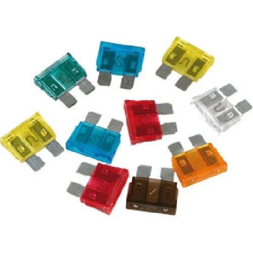 10x Fusibles enfichables 5A. 7.5A. 10A -x2-. 15A -x2-. 20A -x2-. 25A et 30A
