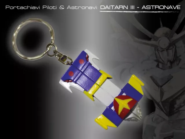 Portachiavi Robots Anni '80 Piloti & Astronavi Rarissimo: DAITARN 3 ASTRONAVE