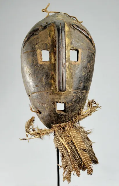 Beau masque Nsembu KOMO KUMU  Mask Congo African Tribal Art Africain 1415