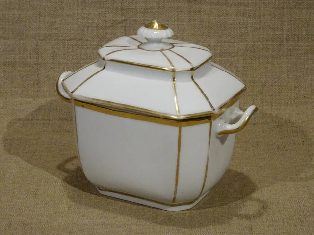 Sucrier avec couvercle en porcelaine pour la maison pas cher et