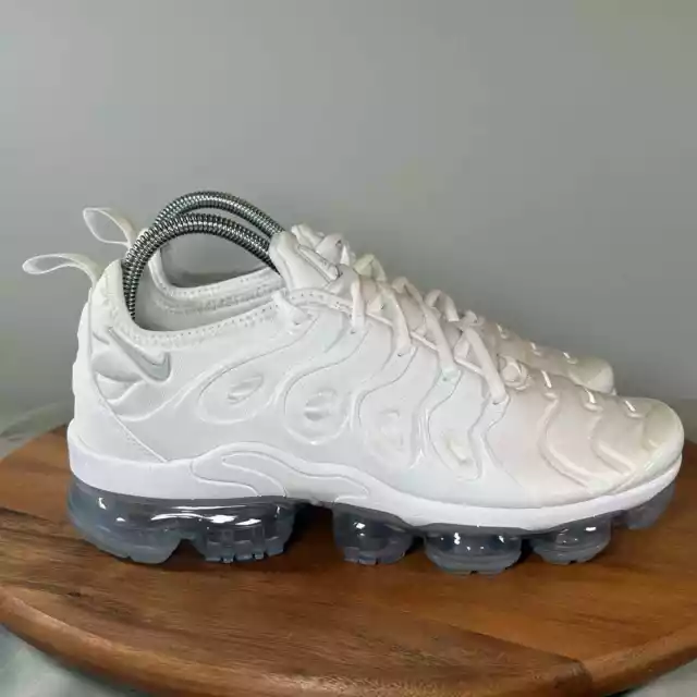 Nike Air Vapormax Plus White Pure Platinum Sneaker 924453-100 Men's Size 7.5