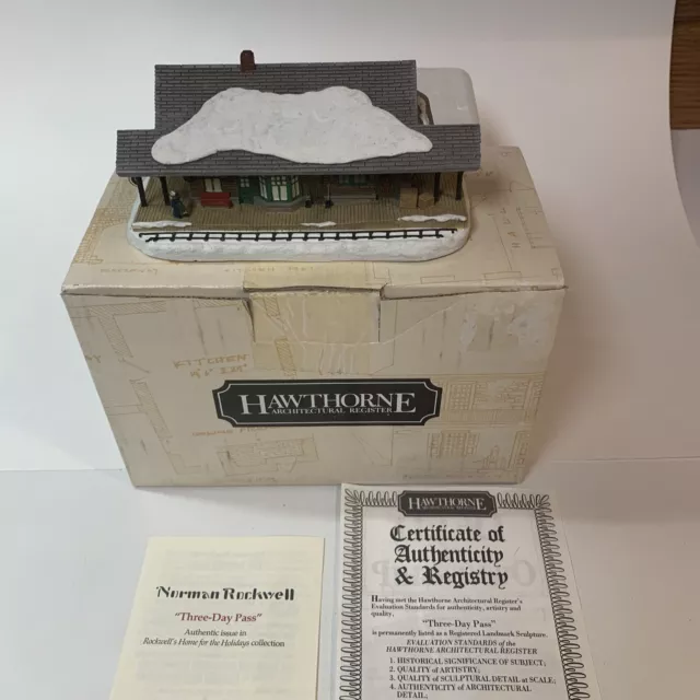 Hawthorne Architectural Register Norman Rockwell “Three Day Pass”