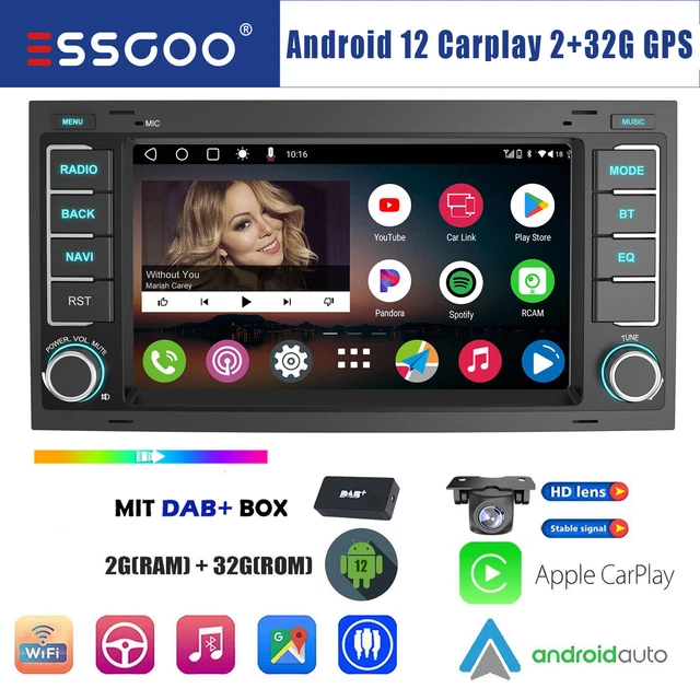 8-Kern Navi Android 12 DSP Autoradio Für VW T5 Multivan Touareg - CarPlay, DAB+, 4GB+64GB - Erisin 8-Kern Navi Android 12 DSP Autoradio Für VW T5 Multivan Touareg - CarPlay, DAB+, 4GB+64GB - Erisin