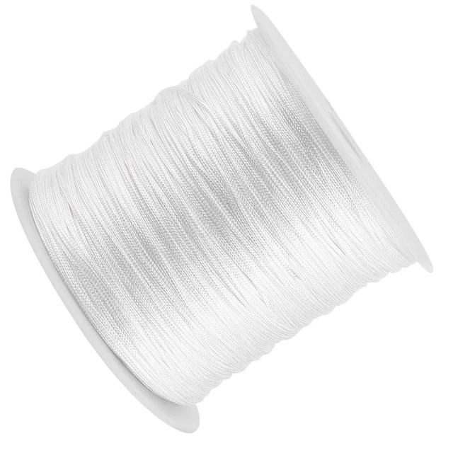 Ficelle de cordon 100M x 0.8mm Nylon Noeud Chinois Corde Rattail Fil Ficelle de cordon 100M x 0.8mm Nylon Noeud Chinois Corde Rattail Fil
