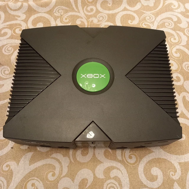 Console Xbox Classic Live PAL, Fonctionnelle Avec Jeux, Noir
