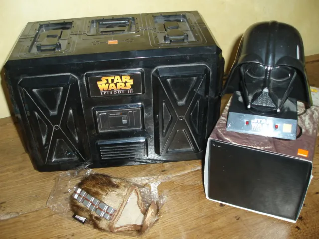 Collector Star Wars - Publicite Orange - Telephone Clignote Support Dark Vador