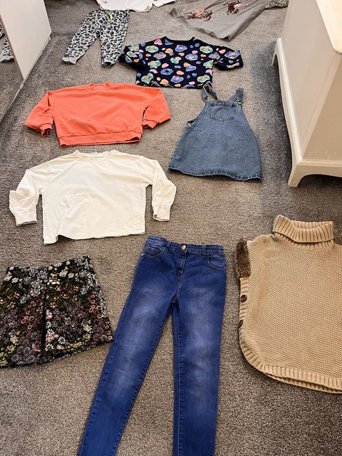 Bundle Girls Winter Clothes Age 7-8 Years Zara Next Monsoon