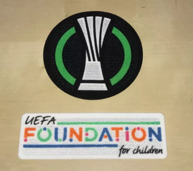 Conference League + Foundation Patch Matchworn Size für euer Köln Trikot 2022/23
