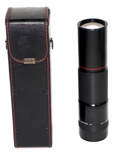 LENTE SUPER EXTENSOR SIGMA VT5 5X para cámaras de video 43MM o CÁMARAS CON ESTUCHE