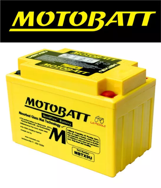 BATTERIA MOTOBATT SIGILLATA MBTX9U Honda NX Dominator - 650 cc - 1988 - 1996