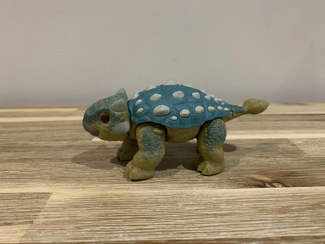 JURASSIC WORLD CAMP Cretaceous Attack Pack Bumpy Ankylosaurus Figure ...