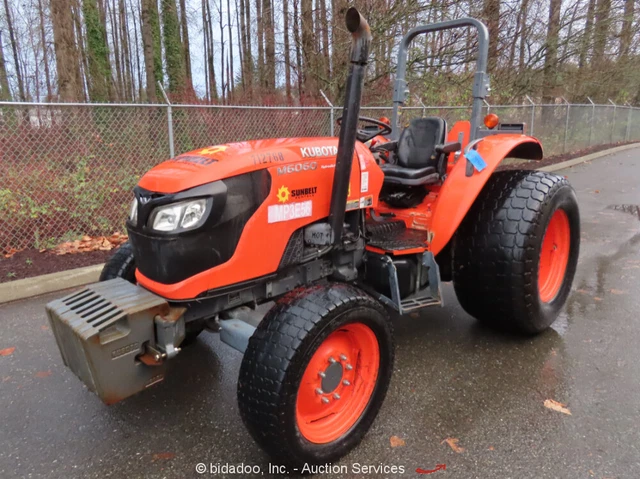 2015 Kubota M6060HD 4x4 Diesel Utility Ag Farm Tractor 3-Point 540 PTO