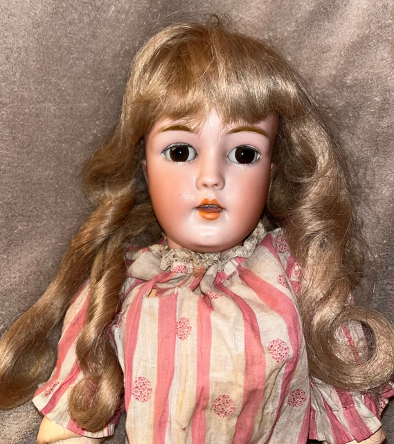 Poupée Ancienne Simon & Halbig Moule 1009 - Poignets Fixes - Circa 1880 - 37 Cm
