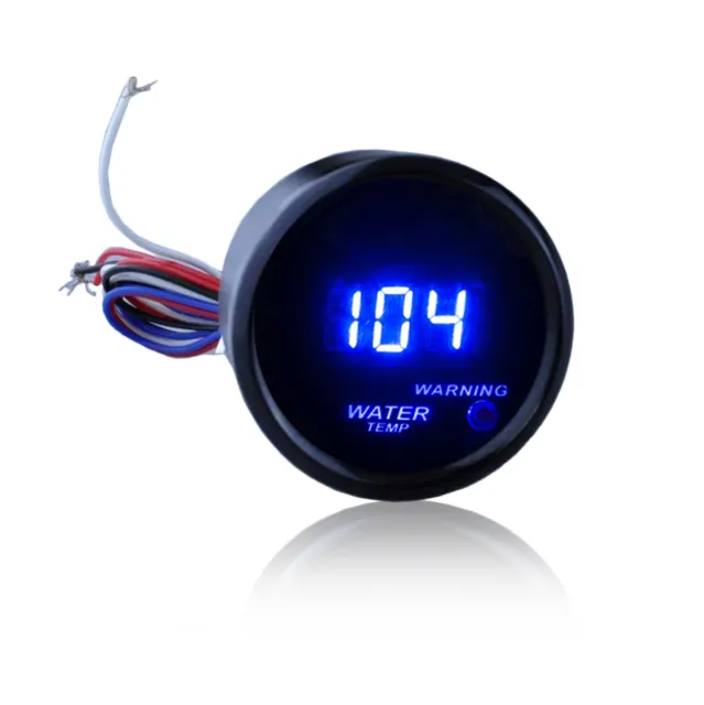 2" (52mm) Water Temp Gauge Temperature LED Temperature Car Universal Auto Meter