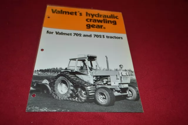 Valmet Hydraulic Crawling Gear For 702 702S Tractor Dealer's Brochure DCPA2