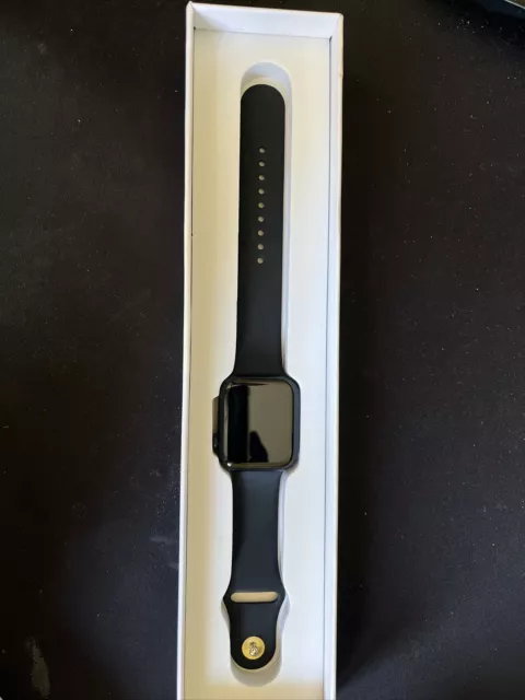 Apple Watch SE (2022) 44mm Mitternacht Aluminiumgehäuse mit Sportarmband,...