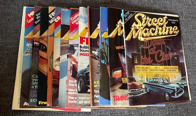 Street Machine Magazine Vintage Choose Issue 1970s 70s 1980s 80s Great Condition