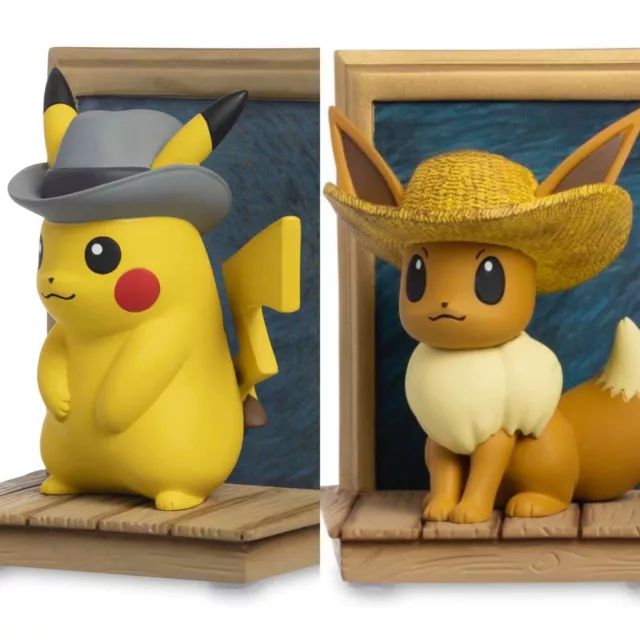 Pokémon Center × Van Gogh Museum: Eevee Inspired by Self-Portrait with Straw  Hat Figure