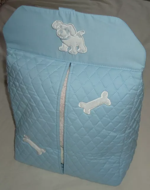 Baby Pastel Blue Hangable Nappy Stacker / Organiser by Remarque Baby BNIP
