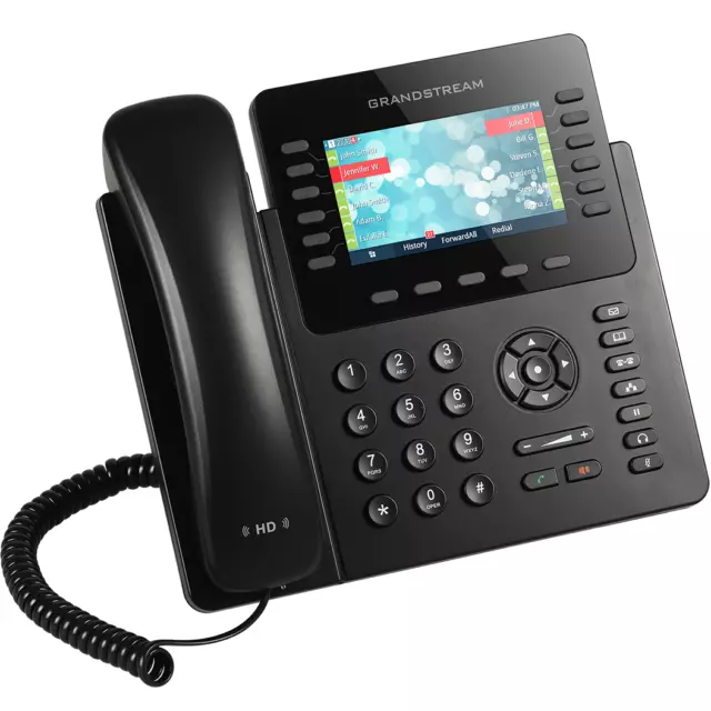 NEW Grandstream GXP2170 12 Line IP Phone 6 SIP Accounts Colour Screen VoIP 2