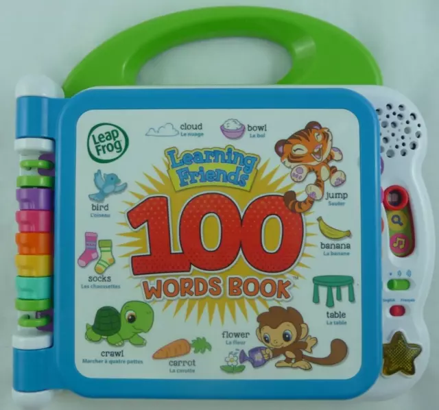 Leapfrog Learning Friends 100 Words Electronic Book used working(165)