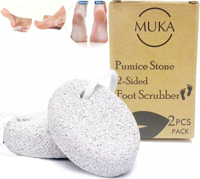 Pietra pomice per piedi set 2 pz_pietre pomice naturali cura dei piedi per duro morto